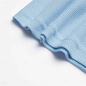tanie Męska klasyczna koszulka polo-Męskie Teksturowany Koszula golfowa Codzienny Święto Klapa Krótki rękaw Moda Stary styl pieniędzy Równina Guziki Lato Wiosna Regularny Biały Jasnoniebieski Teksturowany