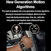 preiswerte Smartwatch-696 HK98 Smartwatch Fitness Tracker EKG PPG Bluetooth-Anruf Erinnerung Android iOS IP67 48mm 1.43&quot;