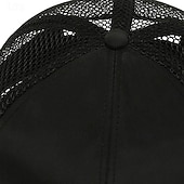 abordables Gorra de béisbol para hombre-Hombre Gorra de Béisbol Sombrero para el sol Sombrero del camionero Gorra de malla Negro Blanco Poliéster Parte posterior de malla Moda Casual Calle Diario Letra Ajustable Filtro Solar Transpirable