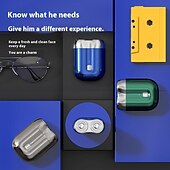 お買い得  その他クリーニング用品-男性用ミニ電動旅行用カミソリ USB充電式カミソリ 洗える刃 顔用 ひげ用カミソリ ポケット 車用 家庭用カミソリ