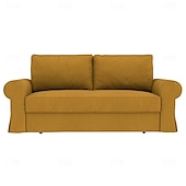 economico Copridivano-Copridivano letto in cotone al 100% di colore uniforme foderine in cotone trapuntato