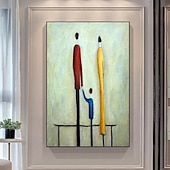 cheap Oil Paintings-Mintura Handmade Abstract Figure Oil Paintings On Canvas Wall Art Decoration Modern Picture For Home Decor Rolled Frameless Unstretched Painting