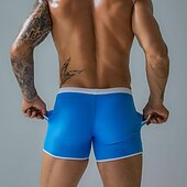 economico Costumi da Bagno per Uomini-Per uomo Boxer da surf Pantaloncini da mare Boxer da mare Collage A cordoncino Vita elastica Color Block Comfort Asciugatura rapida Breve Per eventi Spiaggia Fine settimana Di tendenza Informale