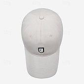 preiswerte Baseballkappe für Herren-Herren Cap Basecap Sonnenhut Kappe Schwarz Weiß Polyester Modisch Brautkleider schlicht Strasse Täglich Feste Farbe Einstellbar Sonnenschutz Atmungsaktiv