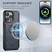 economico Cover per iPhone-telefono Custodia Per iPhone16 iPhone 15 Pro Max Plus iPhone 14 13 12 Pro Max Plus Per retro Supporta la ricarica wireless Resistente agli urti Retrò TPU pelle sintetica