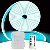 cheap Waterproof Strip Lights-5V Waterproof LED Neon Light Strip with 13key Remote Control Timer 3.3-9.8FT Waterproof Pool Strip Box Power Supply Suitable for Outdoor Activities Parties Camping Courtyard Decoration Lndoor Car Atmosphere
