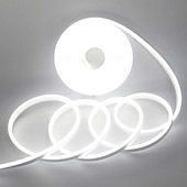 Недорогие Неоновые LED огни-1 мес. 2м 3M Гибкие светодиодные ленты Неоновые полосы 120/240/360 светодиоды 2835 SMD Тёплый белый Белый Красный Светодиодные ленты В помещении Для вечеринок Праздник Аккумуляторы