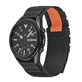 cheap Samsung Watch Bands-Watch Band for Samsung Galaxy Watch 7/6/5/4 40/44mm, Galaxy Watch 5 Pro 45mm, Galaxy Watch 6/4 Classic 42/46/43/47mm, Watch 3, Active 2, Gear S3 S2 Nylon Replacement  Strap Braided Luxury Adjustable
