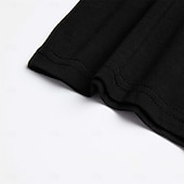 cheap Basic T shirts-Men&#039;s T Shirt Short Sleeve V Neck Summer Plain Sports Fashion Lightweight Vacation Casual Holiday Black White Red Top Tee for Men