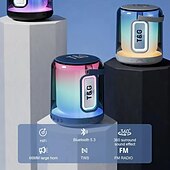 Χαμηλού Κόστους Ηχεία-T&amp;G TG376 Ηχείο Bluetooth Bluetooth Φωτιστικό LED Μίνι Στερεοφωνικός ήχος Ομιλητής Για PC Φορητός Υπολογιστής Κινητό Τηλέφωνο