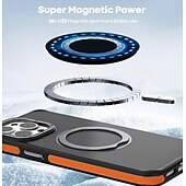 cheap iPhone Cases-Phone Case For iPhone 16 iPhone 15 Pro Max Plus iPhone 14 13 12 11 Pro Max Plus Back Cover With Magsafe with Stand Holder Support Wireless Charging Matte Frosted Retro TPU PC Metal