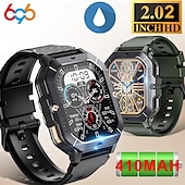 billige Smartarmbånd-696 C28 Smartklokke 2.02 tommers Smart armbånd Smartwatch blåtann Skritteller Samtalepåminnelse Søvnmonitor Kompatibel med Android iOS Herre Håndfri bruk Meldingspåminnelse IP 67 42mm urkasse