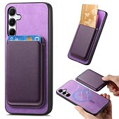 Недорогие Чехлы для Samsung-телефон Кейс для Назначение SSamsung Galaxy S24 Ultra Plus S23 Ultra Plus А55 А35 А25 А15 5Г A54 A34 A14 S25 Ультра Магнитный адсорбционный футляр