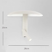 billige Vegglamper for innendørsbruk-led innendørs vegglamper 10w moderne soppform soverom metall vegglampe 110-240v