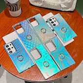levne Pouzdra pro Samsung-telefon Carcasă Pro Samsung Galaxy S24 S24 Ultra Plus S23 Ultra Plus S22 Ultra A55 A35 A25 A15 5G A54 A34 A14 S25 Ultra Zadní kryt Bling Glitter Lesklé Prstencová spona Nárazuvzdorné TPU Pokování