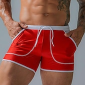 economico Costumi da Bagno per Uomini-Per uomo Boxer da surf Pantaloncini da mare Boxer da mare Collage A cordoncino Vita elastica Color Block Comfort Asciugatura rapida Breve Per eventi Spiaggia Fine settimana Di tendenza Informale