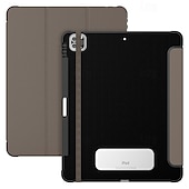 Недорогие чехол для iPad-Таблетка Чехлы панели Назначение Apple ipad 9th 8th 7th Generation 10.2 inch iPad Pro 12.9&#039;&#039; 5th iPad Air 3-й Портативные Держатель для карандашей Тройная подставка ТПУ Кожа PU