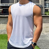 economico T-shirt e Canottiere da Corsa-Per uomo Canotta da allenamento Canotta da corsa Canotta da palestra Senza Maniche Gilet / Panciotto Casuale Athleisure Asciugatura Rapida Morbido Traspirante Allenamento in Palestra Camminata Jogging