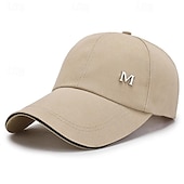 preiswerte Baseballkappe für Herren-Herren Cap Basecap Sonnenhut Kappe Schwarz Rote Polyester Modisch Brautkleider schlicht Strasse Täglich Buchstabe Einstellbar Sonnenschutz Atmungsaktiv