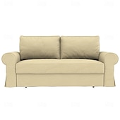 economico Copridivano-Copridivano letto in cotone al 100% di colore uniforme foderine in cotone trapuntato