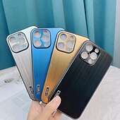cheap iPhone Cases-Phone Case For iPhone 15 Pro Max Plus iPhone 14 13 12 11 Pro Max Plus Back Cover Shockproof TPU Metal