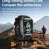お買い得  スマートウォッチ-696 ZW66 スマートウォッチ 2.01 インチ スマート·ウォッチ ブルートゥース ECG + PPG 歩数計 着信通知 と互換性があります Android iOS 女性 男性 ハンドフリーコール メッセージ受信通知 IP 67 46mmの時計ケース