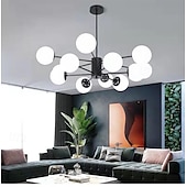 economico Luci a sospensione-lampada a sospensione a led semplice oro magico fagiolo molecolare e27 nordico postmoderno luce di lusso 95 cm camera da letto a 12 teste sala da pranzo 110-240 v&#039;