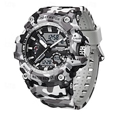 economico Orologi digitali-Orologio digitale SANDA da uomo Orologio sportivo all&#039;aperto moda casual cronometro luminoso sveglia impermeabile in TPU