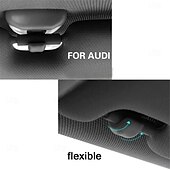 levne Organizéry do auta-2ks držák sluneční clony do auta držák držáku klipu pro audi a1 a3 a4 a5 q3 q5(8e0 857 562)a7 b6 b7 b8 s4 s5 držáky