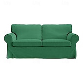 cheap Sofa Cover-2 Seat Sofa Cover or  2 Seat Sofa Bed Cover with Cushion Covers and Backrest Covers For Ektorp Couch Slipcover Washable Furniture Protector  LITB PRIME cover Ektcover