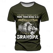 ieftine Tricouri amuzante pentru bărbați-Bărbați Scrisă Gest Tricou Manșon scurt Tricou Tipărire 3D Stil Nautic Cămașă Sport Modă Stradă Sport exterior Negru Trifoi Vară Primăvară Îmbrăcăminte S M L XL XXL XXXL