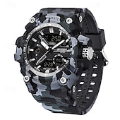 economico Orologi digitali-Orologio digitale SANDA da uomo Orologio sportivo all&#039;aperto moda casual cronometro luminoso sveglia impermeabile in TPU