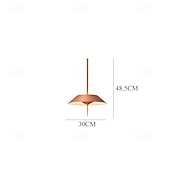cheap Island Lights-LED Pendant Light  Kitchen Island Pendant Lamp 1-Light 30 cm Single Design Metal Painted Finishes Modern Nordic Style Bedroom Dining Room 110-240V