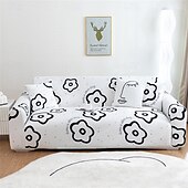 abordables Funda de sofá-Funda de sofá de verano de seda helada, cobertura completa para sala de estar, funda de asiento de sofá, funda de protección de cojín para muebles elástica súper suave para sala de estar