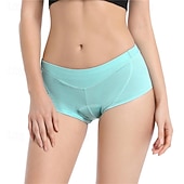 זול מכנסיים, מכנסיים קצרים וחצאיות לנשים-WOSAWE בגדי ריקוד נשים צבע אחיד תחתוני אופניים מכנס קצר מרופד לרכיבה אופניים מכנסיים קצרים הלבשה תחתונה שורטים (מכנסיים קצרים) מרופדים גזרה צרה ספורט ייבוש מהיר גמישות גבוהה נוח נושם שחור ורוד ביגוד