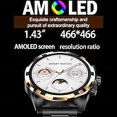 preiswerte Smartwatch-696 HK98 Smartwatch Fitness Tracker EKG PPG Bluetooth-Anruf Erinnerung Android iOS IP67 48mm 1.43&quot;
