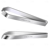 abordables Utensilios de cocina y gadgets-Pinzas de hueso de pescado para cocina, pinzas de acero inoxidable, extractor de clip, abrazadera para arrancar huesos de pescado, accesorios de cocina