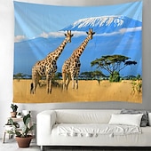 お買い得  風景タペストリー-アフリカのバオバブの森の吊り下げタペストリー、壁アート、大きなタペストリー、壁画、装飾、写真、背景、ブランケット、カーテン、自宅、寝室、リビングルームの装飾