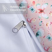 billiga Påslakanset-vårfräscht rosa fjärilspåslakan - livfull och elegant design - mjukt och bekvämt tyg - perfekt för att lysa upp ditt sovrumsinredning inför vårsäsongen - lätt att rengöra och underhålla