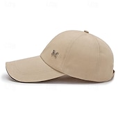preiswerte Baseballkappe für Herren-Herren Cap Basecap Sonnenhut Kappe Schwarz Rote Polyester Modisch Brautkleider schlicht Strasse Täglich Buchstabe Einstellbar Sonnenschutz Atmungsaktiv