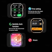billige Smartarmbånd-696 HK9MINI Smartklokke 1.75 tommers Smart armbånd Smartwatch blåtann Skritteller Samtalepåminnelse Søvnmonitor Kompatibel med Android iOS Dame Herre Håndfri bruk Meldingspåminnelse IP 67 36mm urkasse