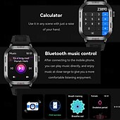 お買い得  スマートウォッチ-696 ZW66 スマートウォッチ 2.01 インチ スマート·ウォッチ ブルートゥース ECG + PPG 歩数計 着信通知 と互換性があります Android iOS 女性 男性 ハンドフリーコール メッセージ受信通知 IP 67 46mmの時計ケース
