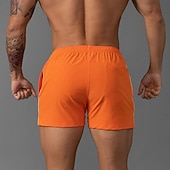 Недорогие Беговые шорты-Муж. Шорты для бега Шорты для занятий в спортивном зале Толстовки Карман Кулиска Эластичный пояс Шорты на открытом воздухе Для занятий спортом Атлетический Быстровысыхающий Легкость Мягкий