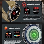 Χαμηλού Κόστους Smartwatch-696 LC313 Εξυπνο ρολόι 1.43 inch Έξυπνο ρολόι Bluetooth ΗΚΓ + PPG Βηματόμετρο Υπενθύμιση Κλήσης Συμβατό με Android iOS Γυναικεία Άντρες Κλήσεις Hands-Free Υπενθύμιση Μηνύματος IP 67 Θήκη ρολογιού 46mm