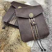 baratos Acessórios e mais-Punk e gótico Medieval Século XVII saco bolsa de cinto saco de dados Ranger Elfo Homens Mulheres Unisexo Celta Viking Fantasia Carnaval Baile de Máscaras dia das Bruxas Mascarilha Adulto Bolsa