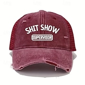 abordables Casquettes Femme-Femme Chapeau Casquette de Baseball Portable Protection Solaire Respirable Plein Air du quotidien Fin de semaine Imprimer Lettre