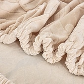 baratos Capa para Cadeira de Jantar-Capa elástica para cadeira de jantar, banco de bar, banco de balcão, capa de cadeira de bar para sala de jantar, banco de bar de café, capa de assento de cadeira de móveis removível, tecido jacquard