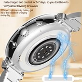 お買い得  スマートブレスレット-696 TK28 スマートウォッチ 1.27 インチ スマートブレスレット ブルートゥース ECG + PPG 歩数計 着信通知 と互換性があります Android iOS 女性 ハンドフリーコール メッセージ受信通知 IP 67 41mmの時計ケース