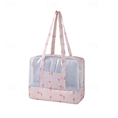 abordables organizador de baño-Neceser impermeable para playa, natación, gimnasio, separación húmeda/seca, bolsa de ropa para baño y ducha para almacenamiento seco y húmedo