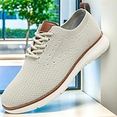 economico Sneakers da uomo-sneakers da uomo leggere e traspiranti in maglia: scarpe da passeggio comode e casual con supporto per l&#039;arco plantare